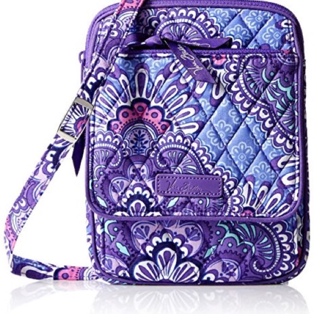 Vera Bradley Purple and Blue Crossbody Bag
